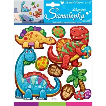 Samolepící dekorace Anděl Samolepky na zeď dino plastické 10221 , 18x18 cm