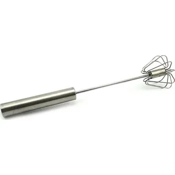 Šlehací metla metla rotační nerez 35 cm