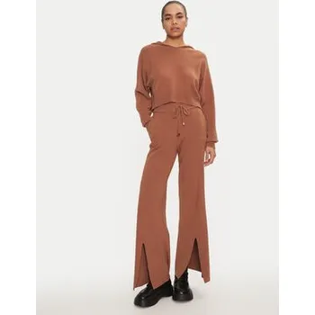 Dámské kalhoty Fracomina Úpletové kalhoty FJ24WV3004K42001 Hnědá Wide Leg S