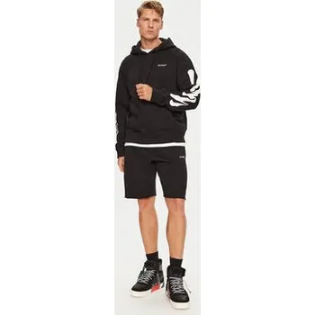 Off-White Sportovní kraťasy OMCI006S22FLE0151001 Černá Regular Fit XS