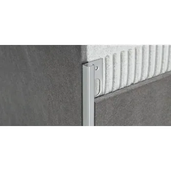 Stavební profil ZQINS/12,5 - profil pro venkovní roh, délka 270 cm, ocel nerez broušená 90105