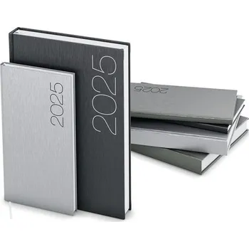 Diář Týdenní diář 2025 Oskar ForMen A5 Silver