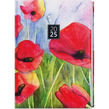 Diář Denní diář 2025 David Lamino A5 Máky