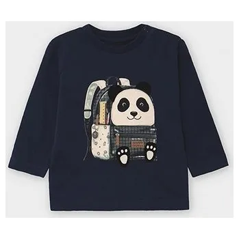 Tričko chlapecké panda Mayoral - vel. 80 - 80 (12 měs.), modrá