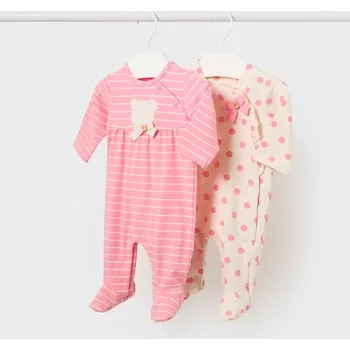 Dětský overall Set 2 ks overálků dívčích Mayoral 1711_73 - vel. 0-1m,1-2m,2-4m,4-6m,6-9m - 0-1měsíc /vel. 56