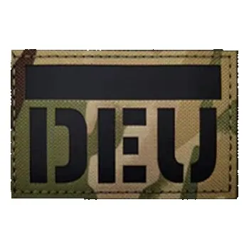 Nášivka WARAGOD CP Kamuflážní nášivka s vlajkou země, Německo