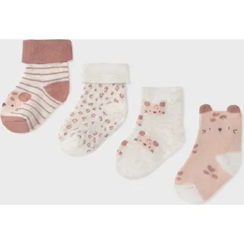 Sada 4 ponožek pro nejmenší Mayoral - vel. 18m v dárkové krabičce - 86 (18 měs.)