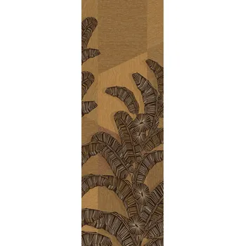 Tapeta Masureel Vliesová obrazová tapeta na zeď, hnědá, listy, DGAMA2012-260, Amani, Masureel, velikost 1,06 x 2,6 m