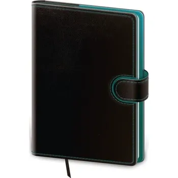 Diář Týdenní diář 2025 A5 Flip černo/petrolejový