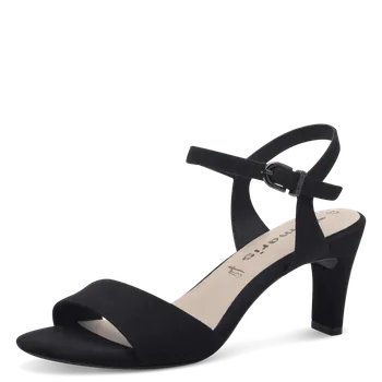 Dámské sandále DÁMSKÉ SANDÁLY TAMARIS 1-28028-42 001 ČERNÁ Barva: Černá, Velikost: 39