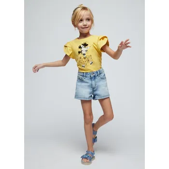 Dívčí džíny Kraťasy dívčí Mayoral džínové 236 - vel. 104,110,116,122,128,134 - 116