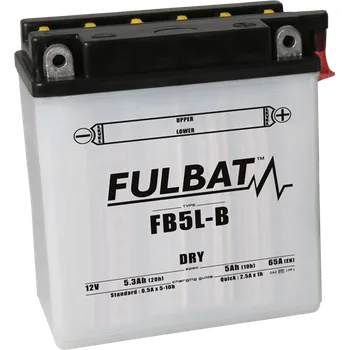 Motobaterie Konvenční motocyklová baterie FULBAT FB5L-B (YB5L-B) Včetně balení kyseliny YAMAHA NS 50 Aerox 2014-2019