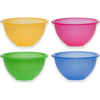 Miska salátová snídaňová salátová mísa plastová 4ks