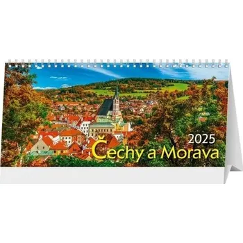 Kalendář Čechy a Morava 2025 - stolní kalendář