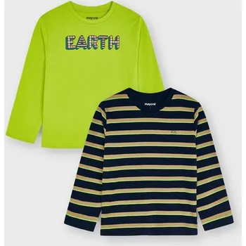 Chlapecké tričko Set 2x tričko chlapecké Mayoral 4082 Earth - 104