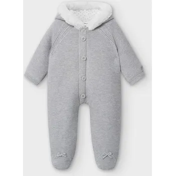 Kojenecký overall Zimní overal Mayoral 2631 - vel. 56,68 - šedá, 0-1měsíc /vel. 56