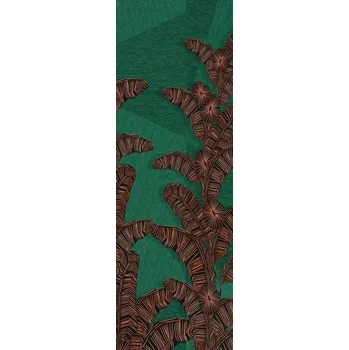 Tapeta Masureel Vliesová obrazová tapeta na zeď, zelená, listy, DGAMA2021-300, Amani, Masureel, velikost 1,06 x 3 m