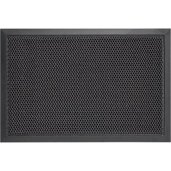 Koberec Hamat Odolná rohožka Blitz 3D 314 Antracit - moderní design, protiskluzová vrstva Rozměry koberců: 45x75