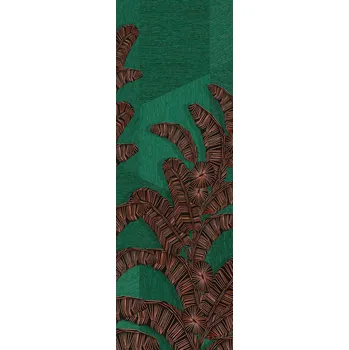 Tapeta Masureel Vliesová obrazová tapeta na zeď, zelená, listy, DGAMA2022-300, Amani, Masureel, velikost 1,06 x 3 m