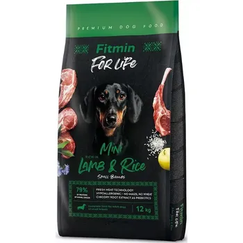 Krmivo pro psa Fitmin dog For Life Lamb & Rice Mini 2x12kg+1x masíčka Perrito+DOPRAVA ZDARMA (+ SLEVA PO REGISTRACI / PŘIHLÁŠENÍ ;))