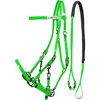 Věšák na sedlo a uzdečku Lakota Uzdečka/ohlávka Biothane Lakota, COB/FULL, light green