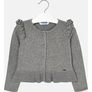 Dívčí svetr Svetřík dívčí Mayoral - vel. 98,110,116,122 - šedá, 122