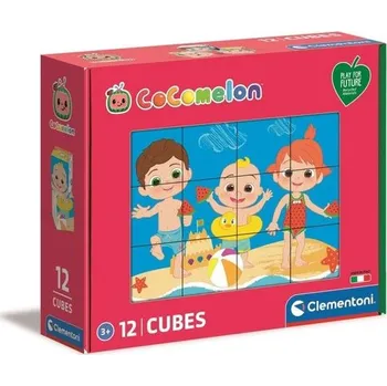 Hrací kostka Play For Future Obrázkové kostky CoComelon, 12 kostek