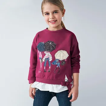 Dívčí svetr Mikina dívčí Rain Mayoral - vel. 110,116 - cherry, 116