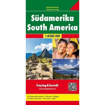 Cestování Amerika jižní 1:8 000 000 / automapa