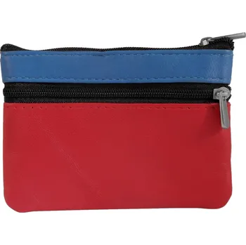 Pouzdro na klíče z pravé kůže Excellanc červeno modré