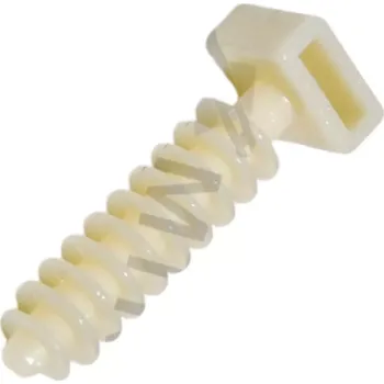 Hmoždinka Hmoždinka s otvorem pro stahovací pásky 10mm (bílá)