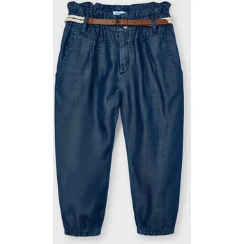 ECOFRIENDS flowy kalhoty dívčí Mayoral - vel. 104,116,122,128 - 116, indigová modř