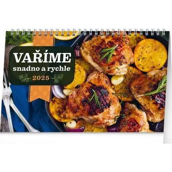 Kalendář Vaříme snadno a rychle 2025 - stolní kalendář