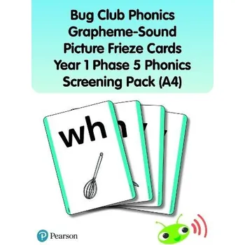 Cizí jazyk Bug Club Phonics Grapheme-Sound Picture Frieze Cards Year 1 Phase 5 Phonics screening pack (A4) - Johnston, Rhona a Watson, Joyce