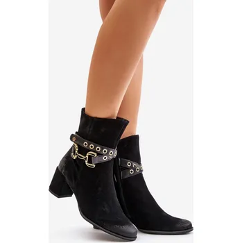 Dámská zimní obuv Boty na podpatku model 202648 Step in style 38