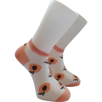 Dámské ponožky Kotníkové ponožky veselé broskev 35-38