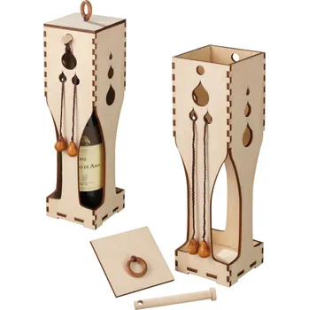 Hlavolam Philos Bottle Puzzle - hlavolam na láhev s vínem - 5522