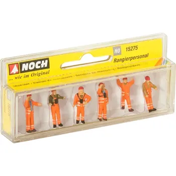 Modelová železnice Postavičky Posunovači H0 - Noch 15275 (Figurky H0 1:87)