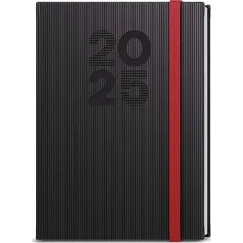 Diář Týdenní diář 2025 Oskar Vigo A5 černá