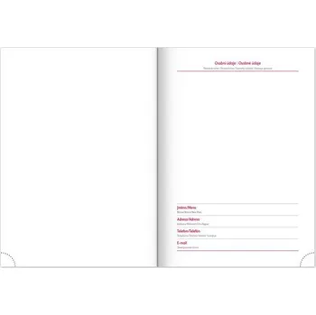 Diář Týdenní diář 2025 Balacron bordó