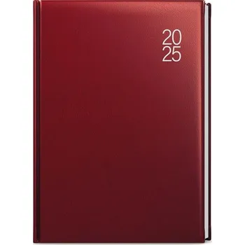 Diář Denní diář 2025 Adam Balacron B6 bordó