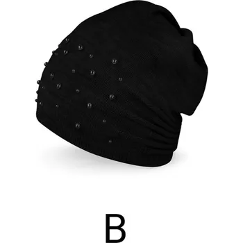 Čepice Dámská čepice 48-486 černá univerzální