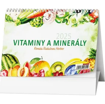 Kalendář Vitamíny a minerály 2025 - stolní kalendář