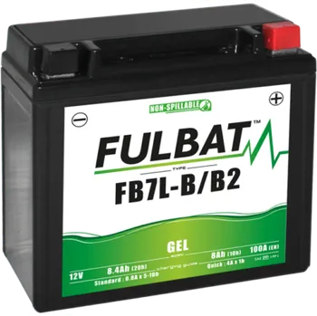 Motobaterie Gelová baterie FULBAT FB7L-B/B2 GEL (YB7L-B/B2 GEL) PEUGEOT Elystar 50 SBC TSDI 2003-2007