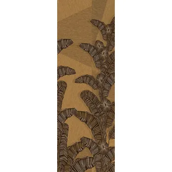 Tapeta Masureel Vliesová obrazová tapeta na zeď, hnědá, listy, DGAMA2011-260, Amani, Masureel, velikost 1,06 x 2,6 m