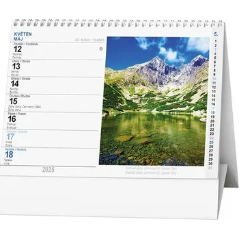 Kalendář Tatry 2025 - stolní kalendář