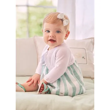 Bolérko svetřík dívčí Mayoral 318/011 - vel. 2-4, 6-9m - bílá, 74 (6-9 měs.)