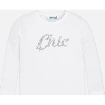 Tričko dívčí Chic Mayoral - vel. 98, 116,122 - bílá, 122
