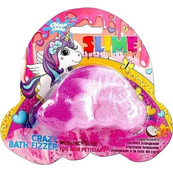 Koupelová sůl Šumivý slime do koupele Mrak 100 g kokos