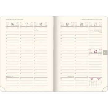 Diář Týdenní diář 2025 Vivella Top černý